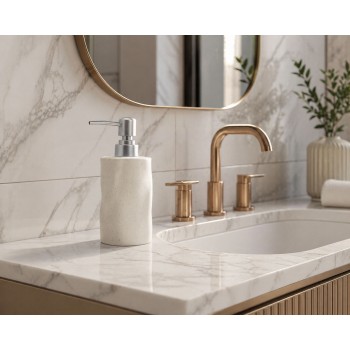 Δοχείο Κρεμοσάπουνου Stoneware 300ml 9x7.3x17.5cm White MRShome