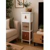Συρταριέρα MDF με 3 Συρτάρια με Λαβή Multi 25x25x77cm MRShome