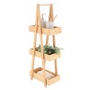 Ραφιέρα MDF με 3 Επίπεδα Φυσική 30x19x81cm MRShome