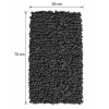 EVORA Χειροποίητο Πατάκι 50x70cm Μαύρο C12 Mrshome