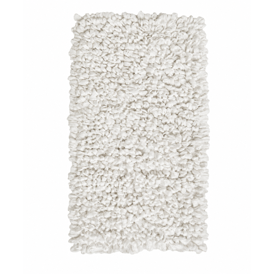 EVORA Χειροποίητο Πατάκι 50x70cm Λευκό C13 Mrshome