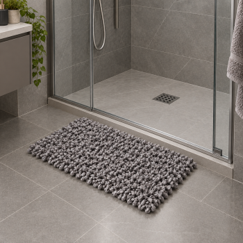 EVORA Χειροποίητο Πατάκι 50x70cm Γκρι C26 Mrshome