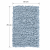 EVORA Χειροποίητο Πατάκι 50x70cm Πέρλα C38 Mrshome