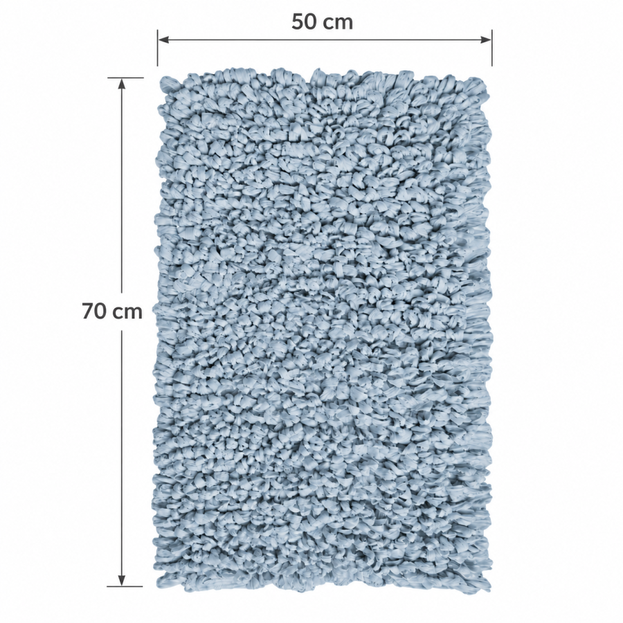 EVORA Χειροποίητο Πατάκι 50x70cm Πέρλα C38 Mrshome