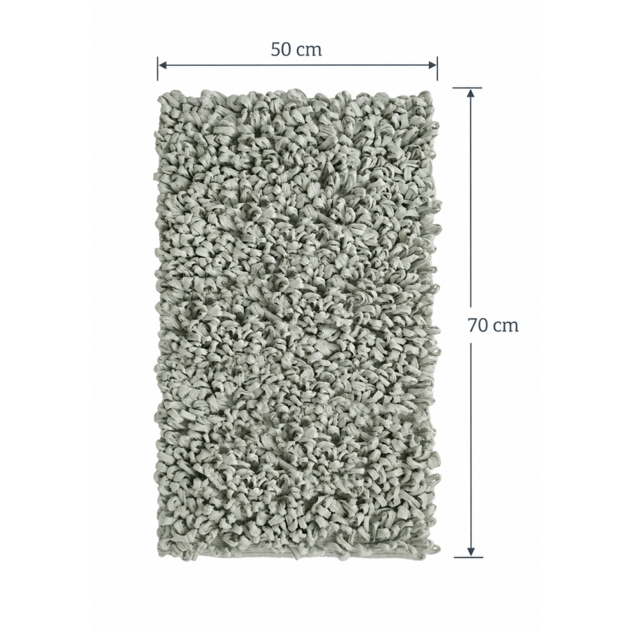 EVORA Χειροποίητο Πατάκι 50x70cm Jade C39 Mrshome