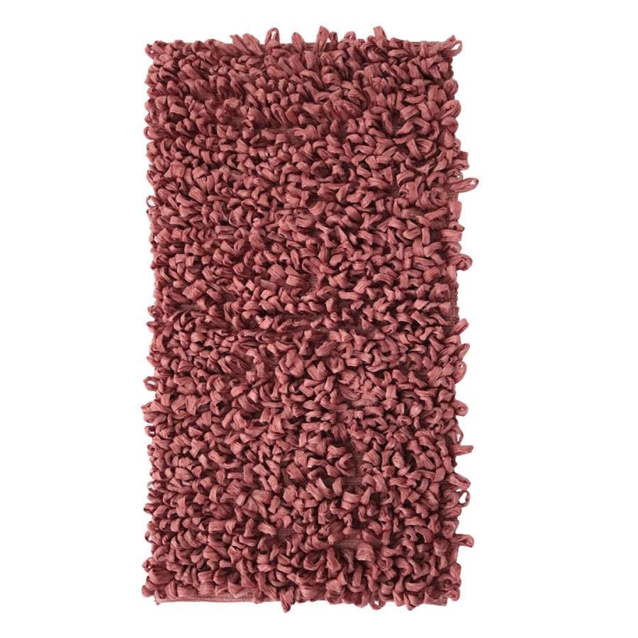 EVORA Χειροποίητο Πατάκι 50x70cm Κεραμιδί C41 Mrshome