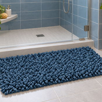 EVORA Χειροποίητο Πατάκι 60x120cm Μπλε C04 Mrshome