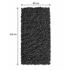 EVORA Χειροποίητο Πατάκι 60x120cm Μαύρο C12 Mrshome