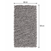 EVORA Χειροποίητο Πατάκι 60x120cm Γκρι C26 Mrshome