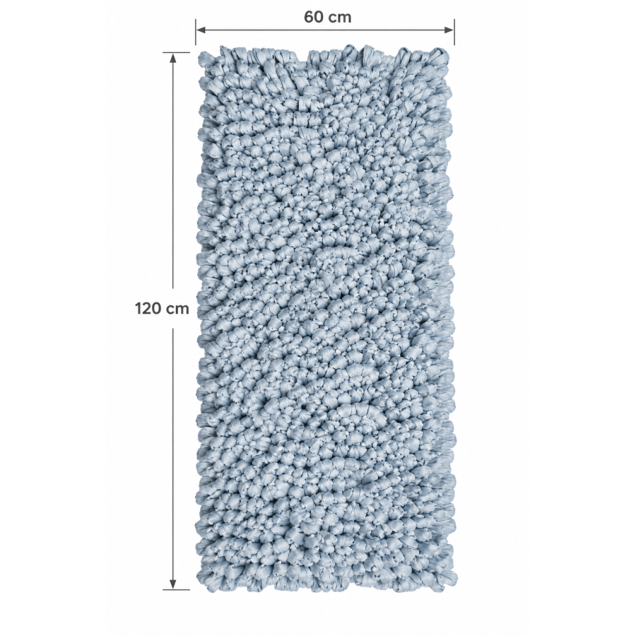 EVORA Χειροποίητο Πατάκι 60x120cm Πέρλα C38 Mrshome