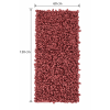 EVORA Χειροποίητο Πατάκι 60x120cm Κεραμιδί C41 Mrshome