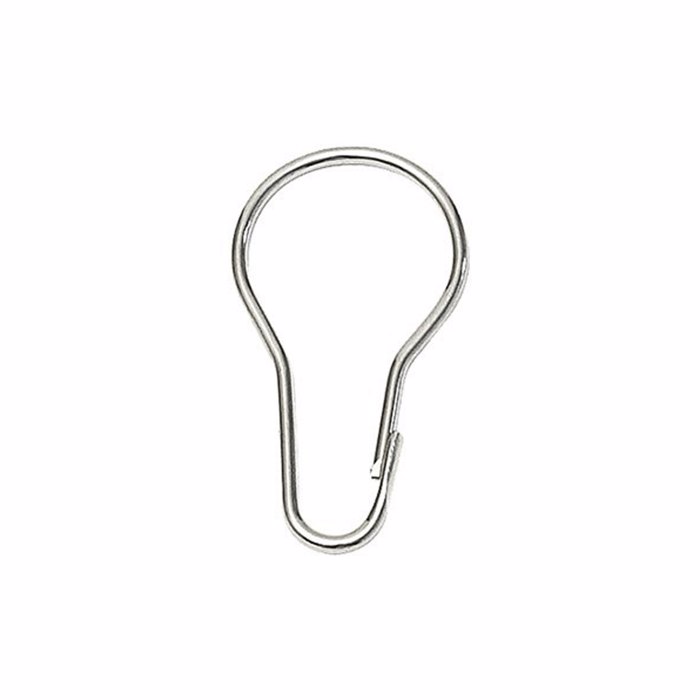 Curtain Hooks 12pcs metal κρίκοι κουρτίνας μπάνιου MRShome