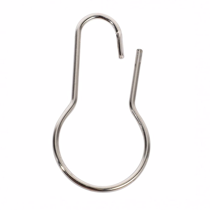 Curtain Hooks 12pcs metal κρίκοι κουρτίνας μπάνιου MRShome