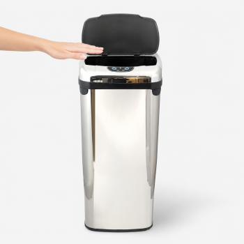 Αυτόματος Κάδος με Φωτοκύτταρο 30lt Inox 29x34.5x47.3cm MRShome