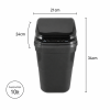 Αυτόματος Κάδος με Φωτοκύτταρο 10lt Black 21x24x34cm MRShome