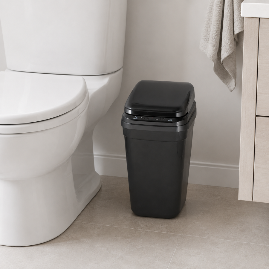 Αυτόματος Κάδος με Φωτοκύτταρο 10lt Black 21x24x34cm MRShome