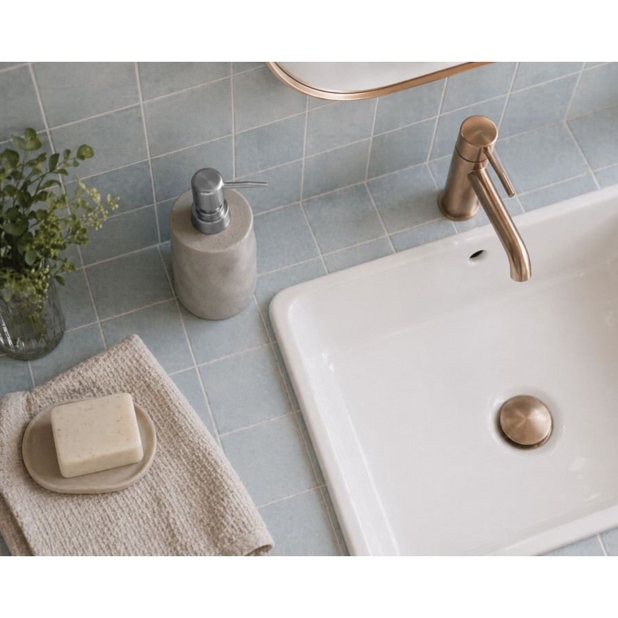 Δοχείο Κρεμοσάπουνου Stoneware 300ml 9x7.3x17.5cm Cool Grey 5U MRShome