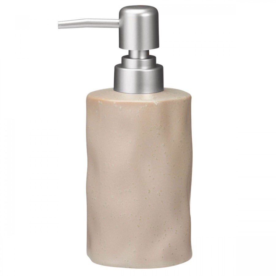 Δοχείο Κρεμοσάπουνου Stoneware 300ml 9x7.3x17.5cm Warm Grey 2U MRShome