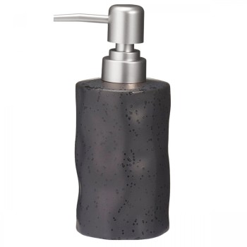 Δοχείο Κρεμοσάπουνου Stoneware 300ml 9x7.3x17.5cm Black 6U MRShome