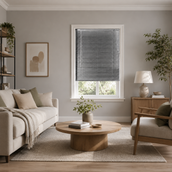 Μεταλλικό Στόρι αλουμινίου 25mm 140x140cm Γκρι MRShome