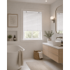 Μεταλλικό Στόρι αλουμινίου 25mm 80x140cm Λευκό MRShome