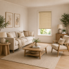 Μεταλλικό Στόρι αλουμινίου 25mm 80x140cm Μπεζ MRShome