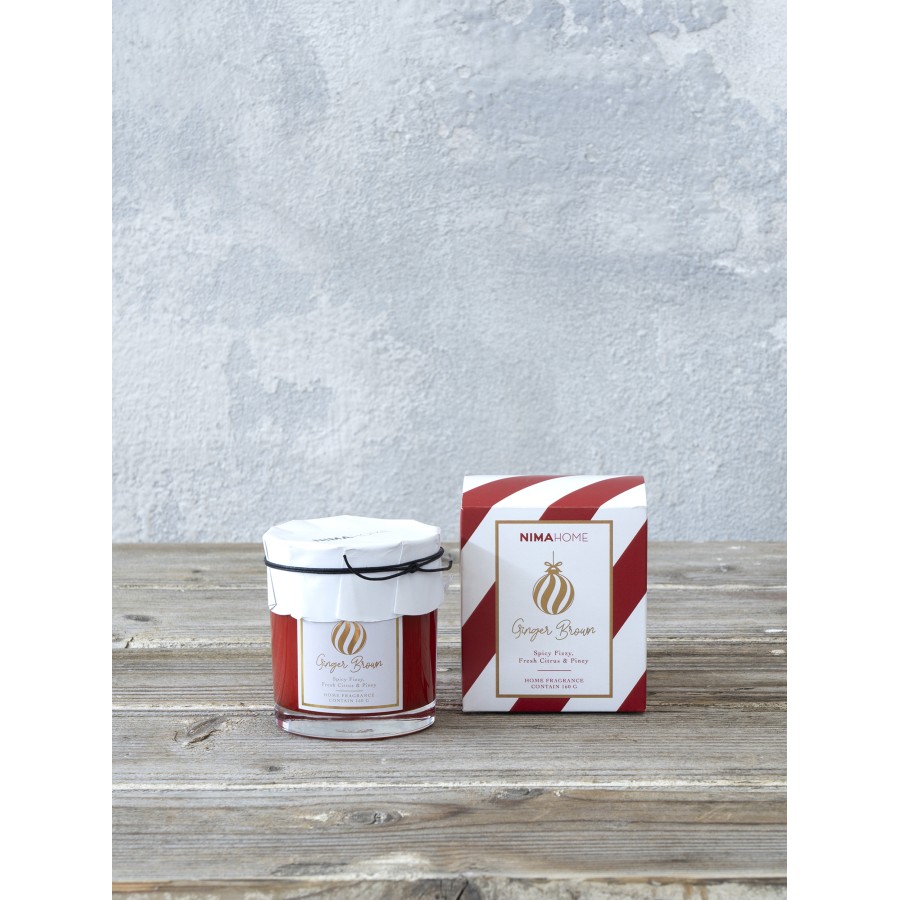 Αρωματικό Κερί 160gr - Ginger Brown