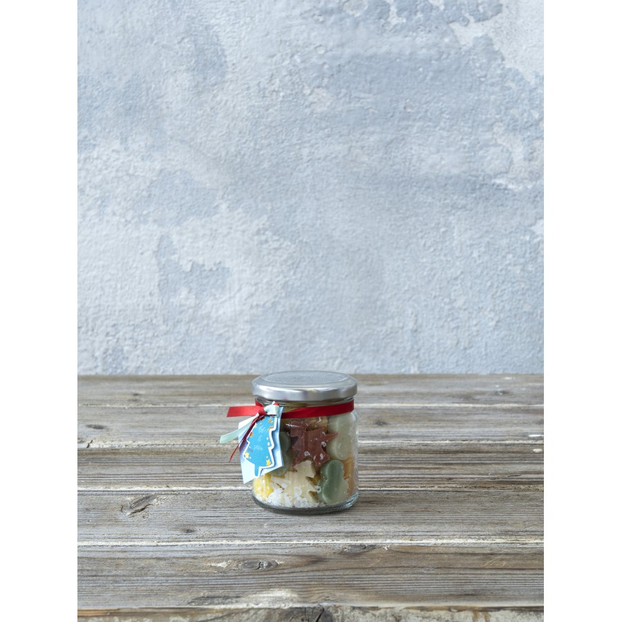 Σαπουνάκια χειροποίητα 90g σε Βάζο - Let it snow