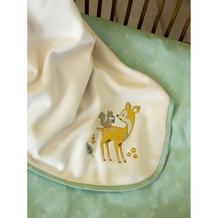 Κουβέρτα 4 Εποχών 110x140 - Caramel Forest