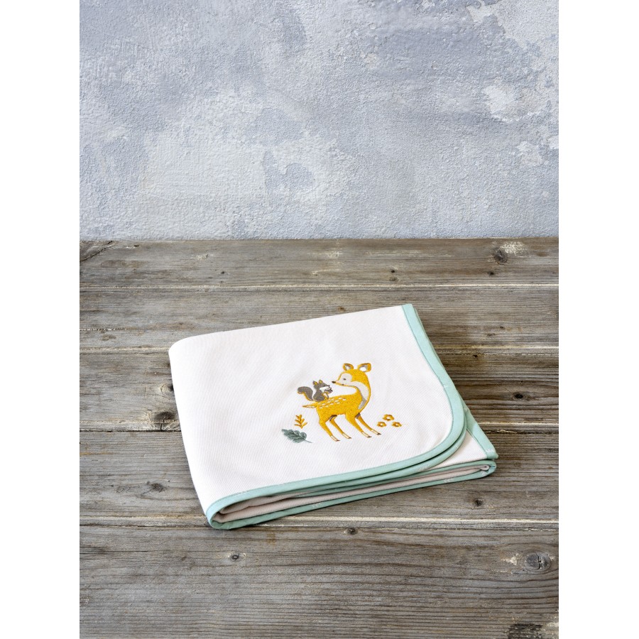 Κουβέρτα 4 Εποχών 110x140 - Caramel Forest