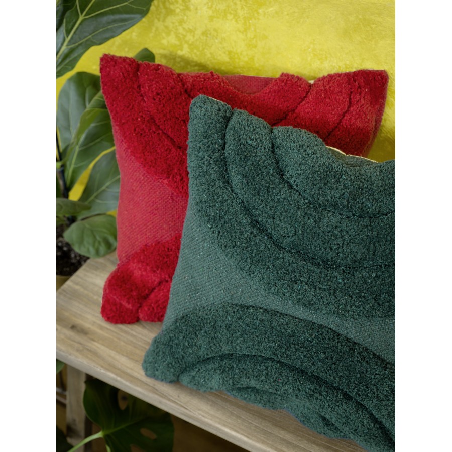 Διακοσμητικό μαξιλάρι 45x45 - Hanna Dark Green