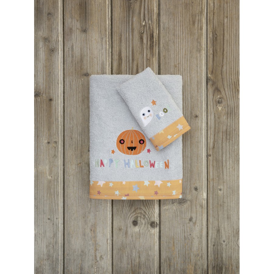 Σετ Πετσέτες (30x50 + 70x140) - Happy Halloween