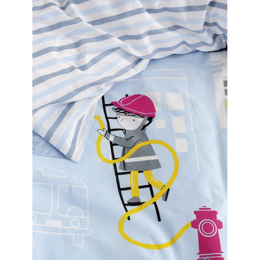 Σετ Παπλωματοθήκη Μονή - Pompier