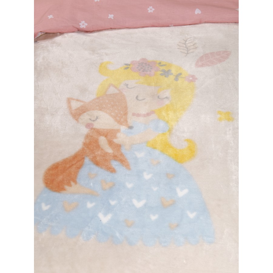 Κουβέρτα Βελουτέ Μονή 160x220 - Forest Fairy