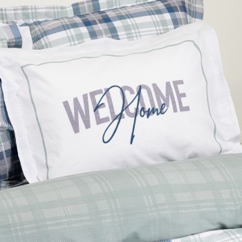 Σετ Παπλωματοθήκη Μονή - Welcome