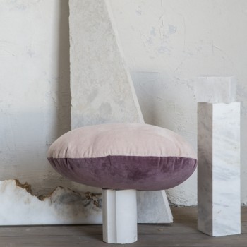 Διακοσμητικό Μαξιλάρι Φ.45 - Velvety Powder Pink/Cassis