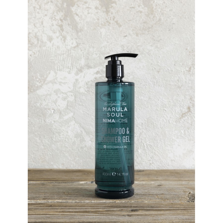 Επαναγεμιζόμενο δοχείο 400ml Shampoo & Shower Gel - Marula