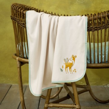 Κουβέρτα 4 Εποχών 110x140 - Caramel Forest