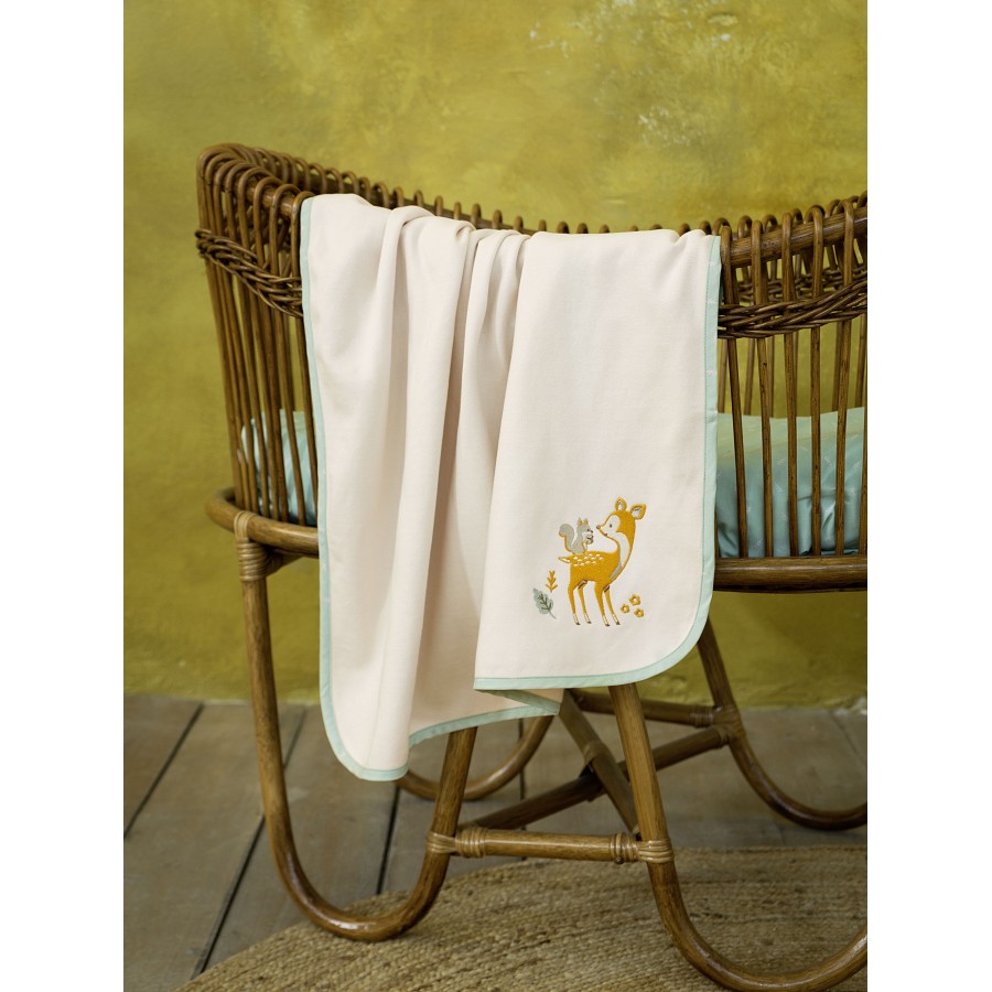 Κουβέρτα 4 Εποχών 110x140 - Caramel Forest