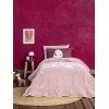 Κουβέρτα Βελουτέ Μονή 160x220 Coperta - Pink