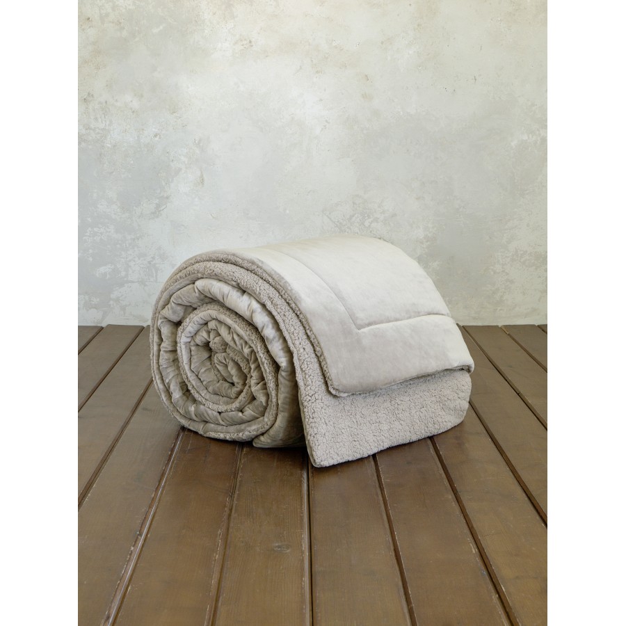 Κουβέρτα/Πάπλωμα Υπέρδιπλο 220x240 - Nuan Cigar Beige