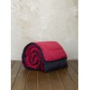 Πάπλωμα Υπέρδιπλο 220x240 Abalone - Ruby Red / Black
