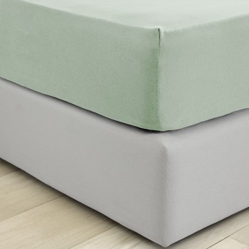 Σεντόνι Ημίδιπλο με Λάστιχο - Tender Mint