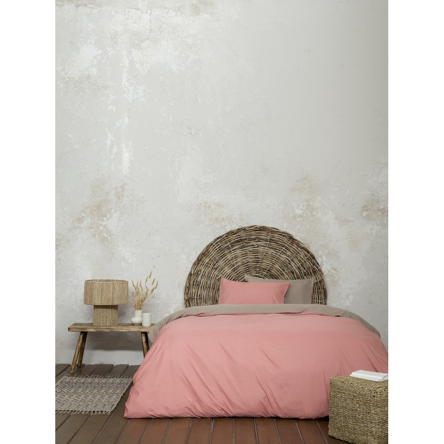 Σετ Παπλωματοθήκη Μονή Abalone - Brown / Terracotta