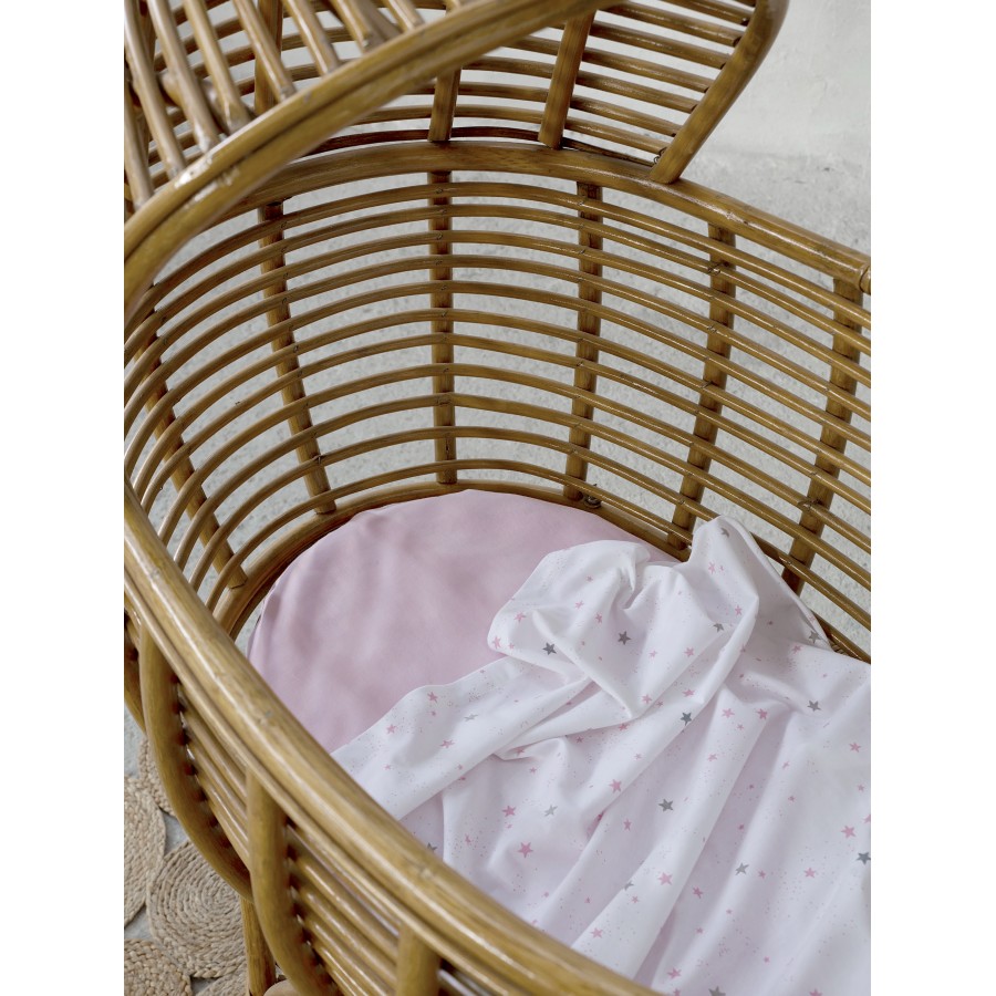 Σετ Σεντόνια Λίκνου Nene - Pink