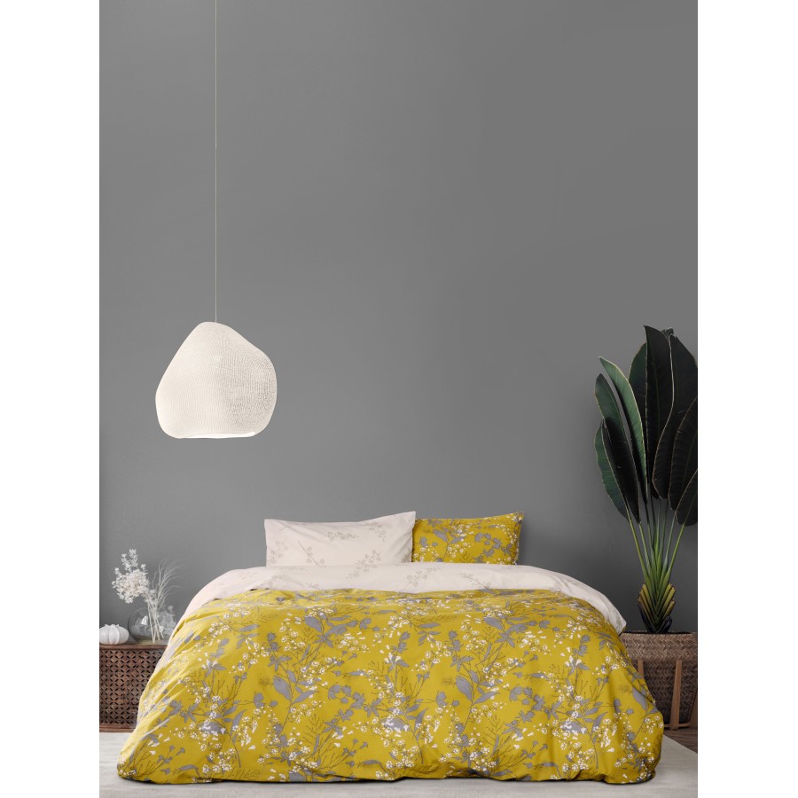 Σετ Σεντόνια Μονά - Cicely Mustard Beige