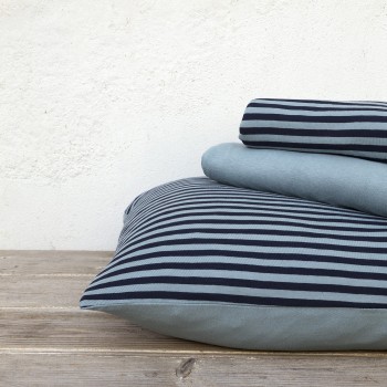 Σετ Σεντόνια Υπέρδιπλα με Λάστιχο - Suave Dark Blue