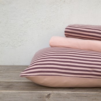 Σετ Σεντόνια Υπέρδιπλα με Λάστιχο - Suave Dark Pink