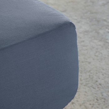 Σεντόνι Μονό με Λάστιχο Unicolors - Medium Gray