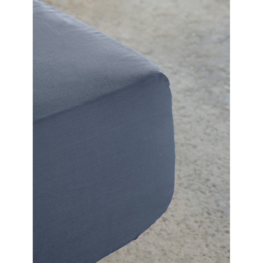 Σεντόνι Μονό με Λάστιχο Unicolors - Medium Gray